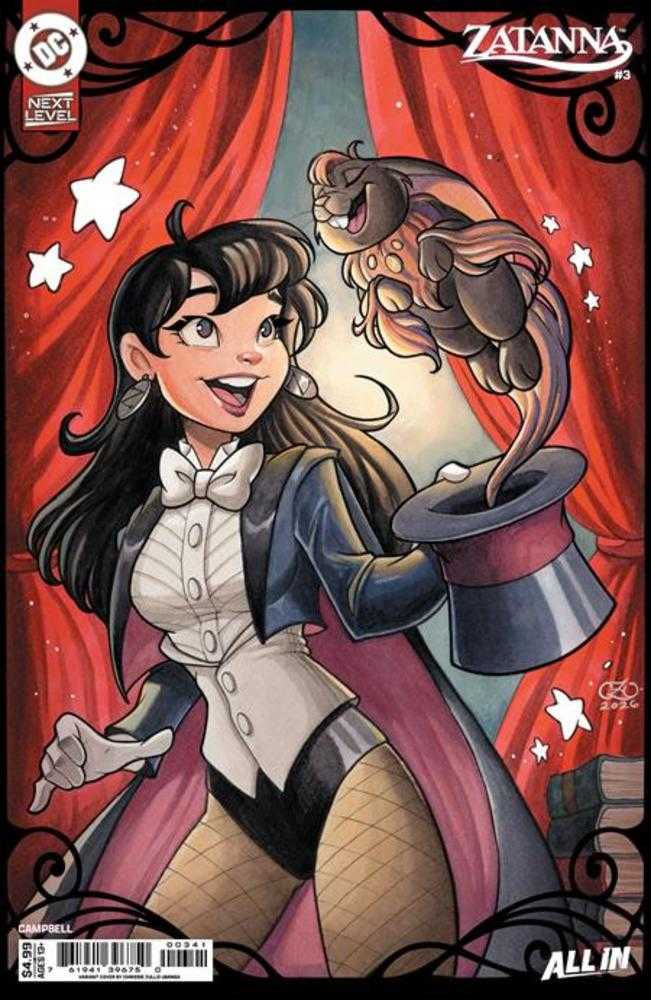 Zatanna (2026) 3 Cover D Chrissie Zullo Uminga Card Stock Variant - Walt's Comic Shop