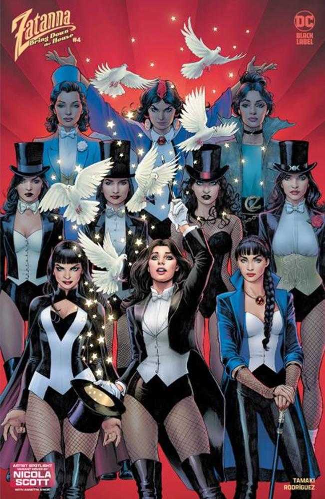 Zatanna Bring Down The House #4 (Of 5) Cover D Nicola Scott Artist Spotlight Variant (Mature) - Walt's Comic Shop