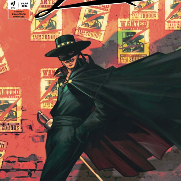 Zorro #1 Variant B (Tomaselli)