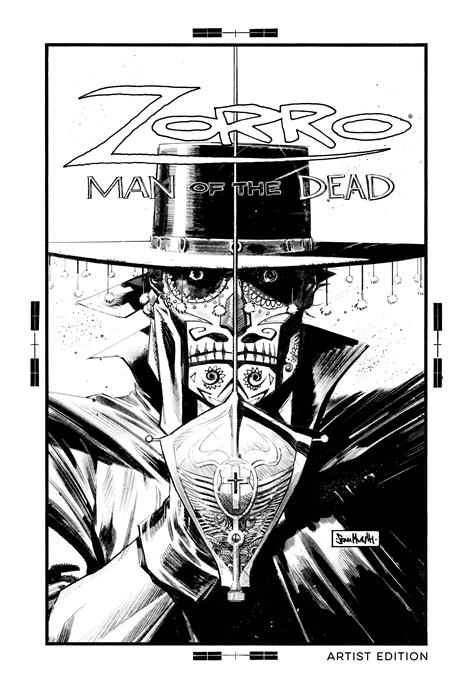 Zorro HC Vol 01 Man Of The Dead Artist Edition B&W *PRE - ORDER* - Walt's Comic Shop