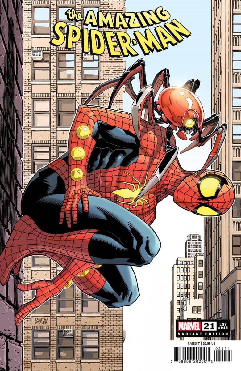 Amazing Spider-Man #21 1:25 Copy Incv Dustin Weaver Var - Walt's Comic Shop