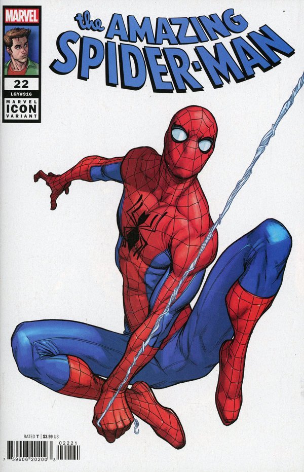 Amazing Spider-Man #22 Caselli Marvel Icon Variant - Walt's Comic Shop