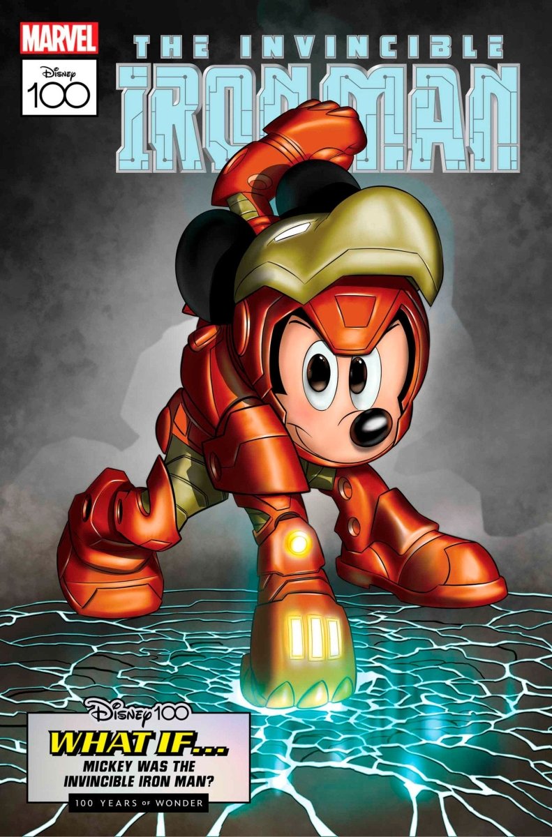 Amazing Spider-Man #27 Claudio Sciarrone Disney100 Invincible Iron Man Variant - Walt's Comic Shop