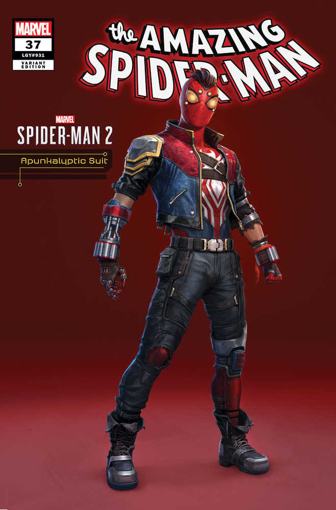 Amazing Spider-Man #37 Apunkalyptic Suit Marvel'S Spider-Man 2 Variant [Gw] - Walt's Comic Shop