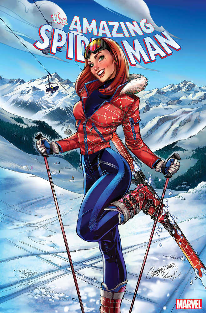 Amazing Spider-Man #40 J.S. Campbell Ski Chalet Variant [Gw] - Walt's Comic Shop