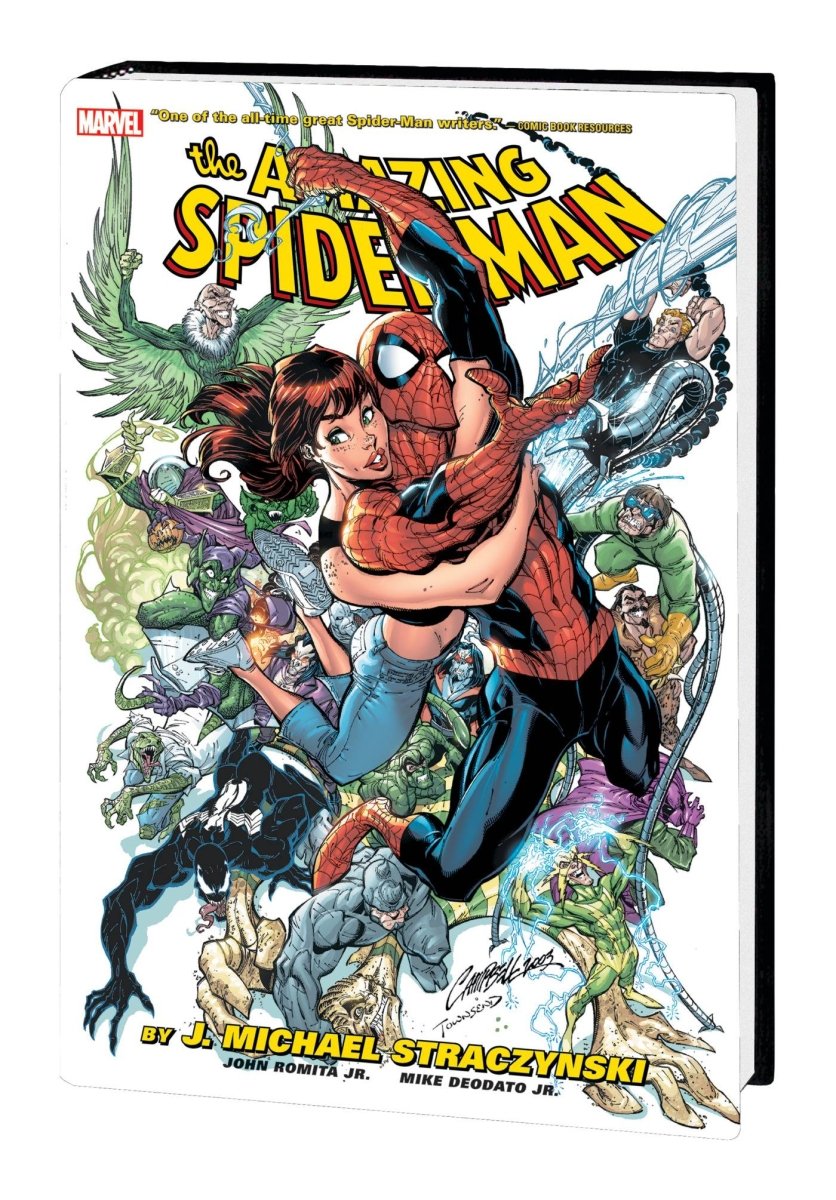 Amazing Spider-Man by J. Michael Straczynski Omnibus HC Vol 01 Campbell Cover *OOP* - Walt's Comic Shop