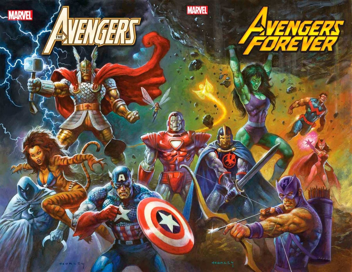 Avengers #64 Horley 80s Avengers Assemble Connect Var - Walt's Comic Shop