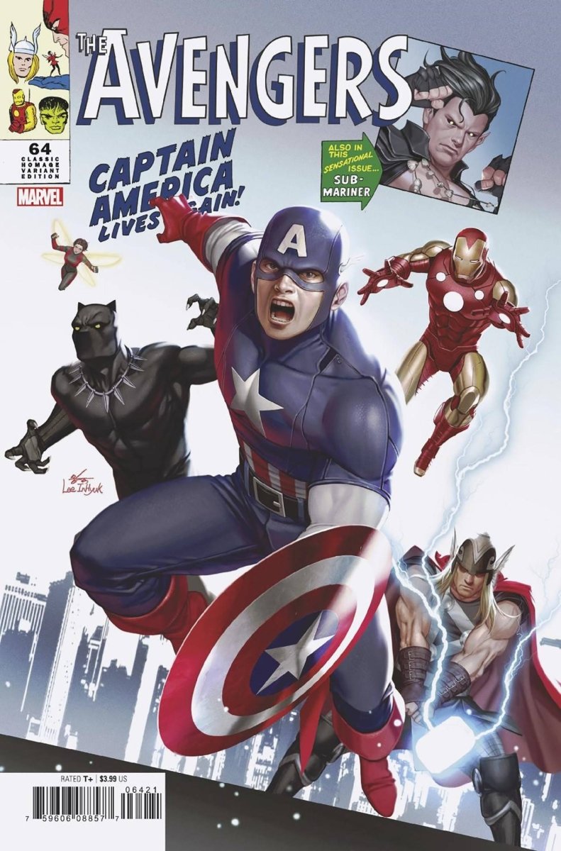 Avengers #64 Inhyuk Lee Classic Homage Var - Walt's Comic Shop
