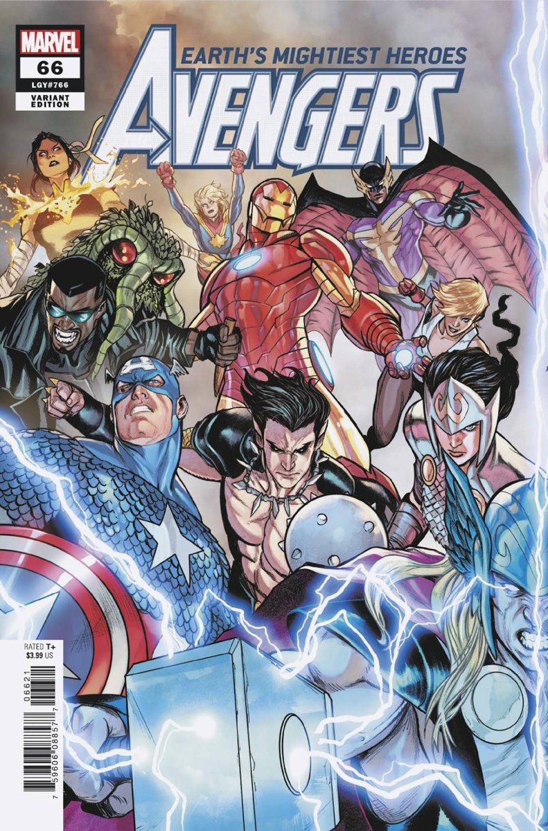 Avengers #66 Past Future Avengers Assemble Connect Var - Walt's Comic Shop