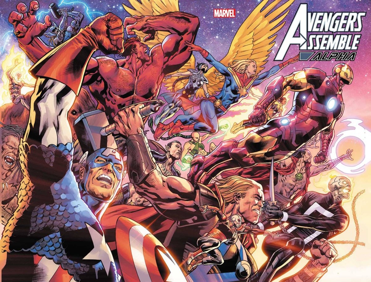 Avengers Assemble Alpha #1 Hitch Wrpad Cvr - Walt's Comic Shop