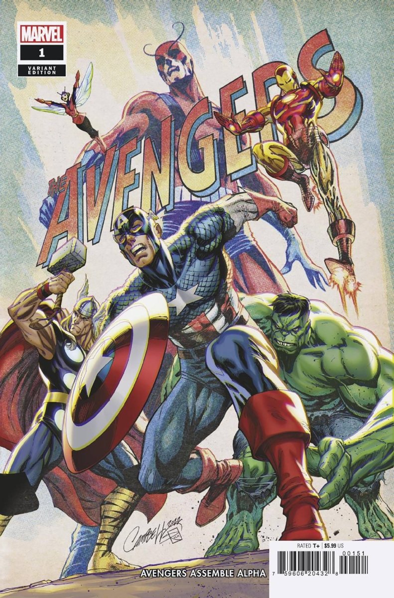 Avengers Assemble Alpha #1 Js Campbell Anniversary Var - Walt's Comic Shop