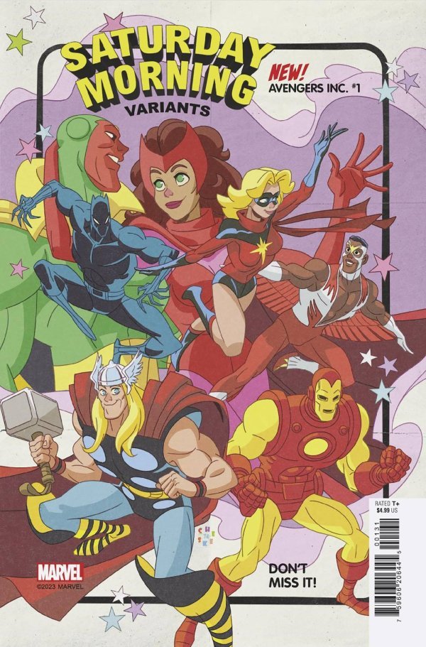 Avengers Inc. #1 Galloway Saturday Morning Variant - Walt's Comic Shop