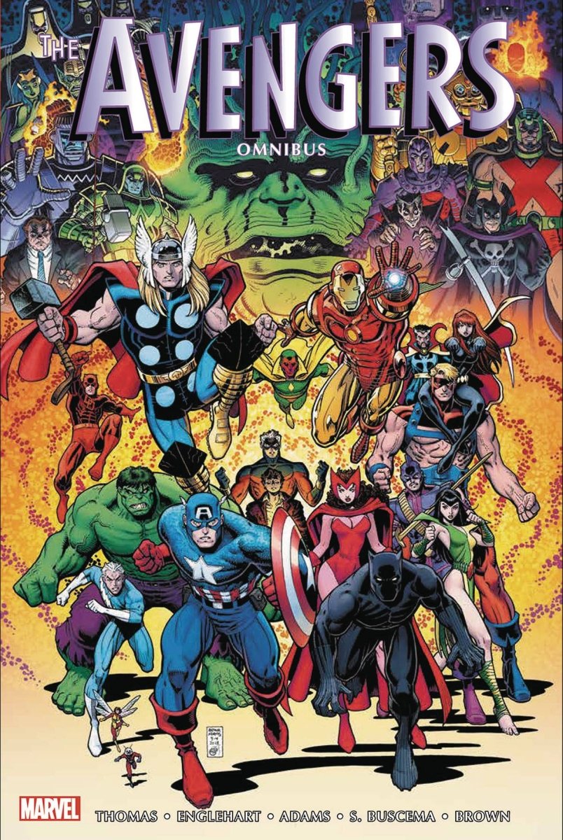 Avengers Omnibus Volume 4 HC Arthur Adams Cover *OOP* (Large Letters Spine) - Walt's Comic Shop