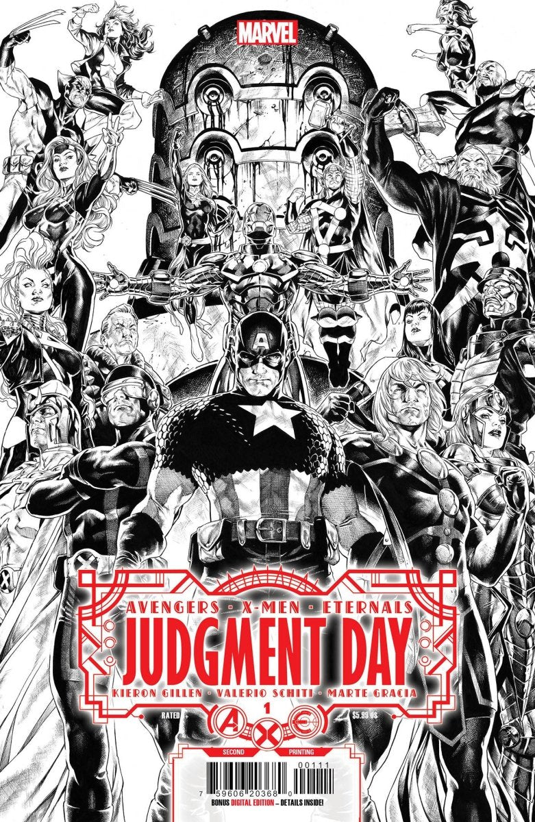 Axe Judgment Day #1 (Of 6) 2nd Ptg Brooks Var - Walt's Comic Shop