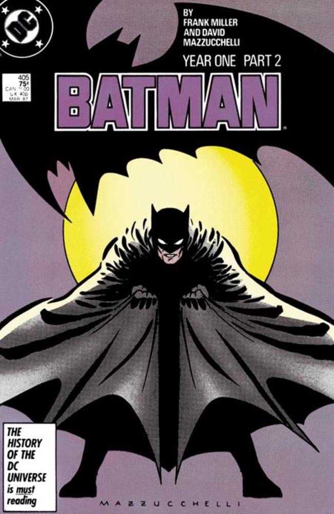 Batman #405 Facsimile Edition Cover A David Mazzucchelli - Walt's Comic Shop