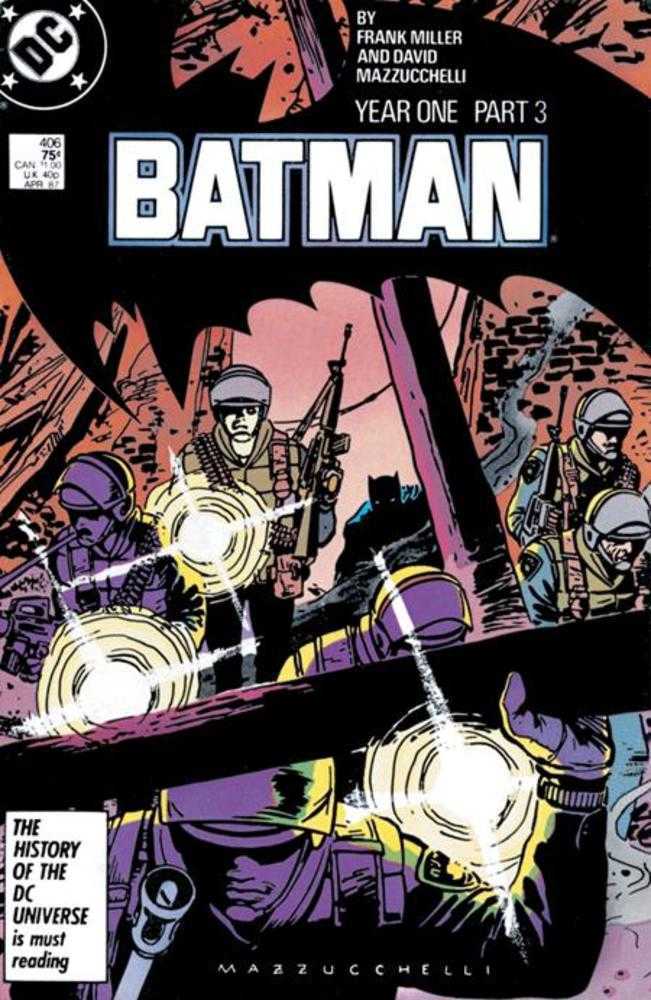 Batman #406 Facsimile Edition Cover A David Mazzucchelli - Walt's Comic Shop