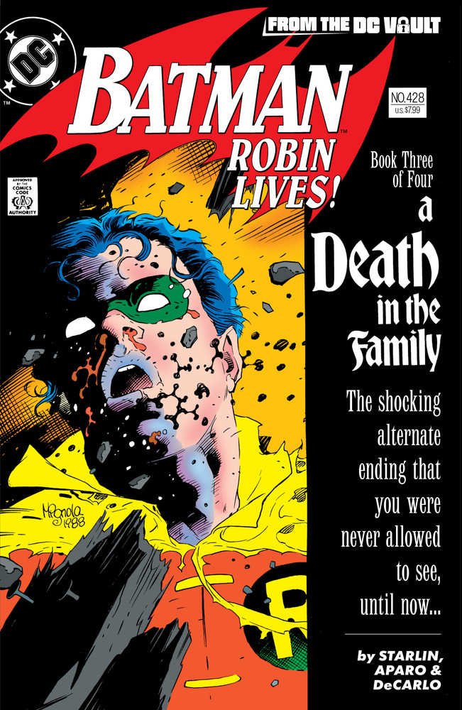 Batman #428 Robin Lives (One Shot) Cover C Mike Mignola Foil Variant - Walt's Comic Shop