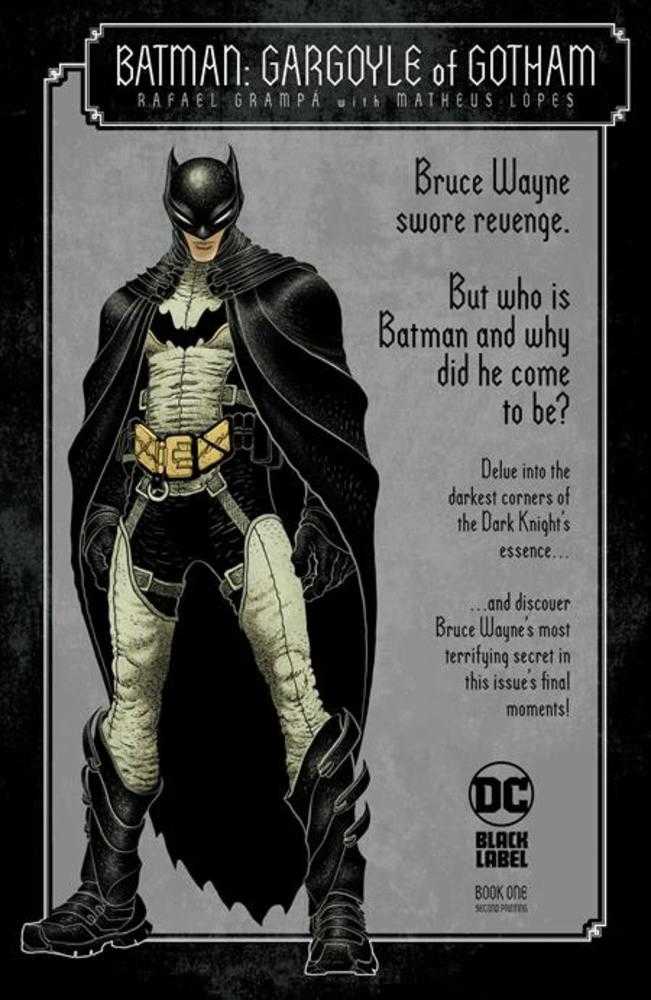 Batman Gargoyle Of Gotham #1 2nd Print - Walt's Comic Shop