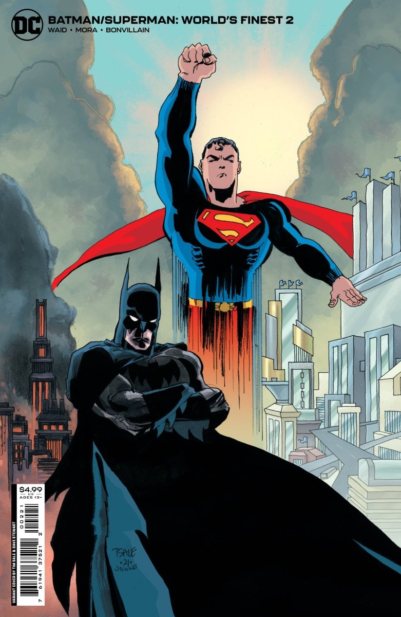 Batman Superman Worlds Finest #2 Cvr B Sale Card Stock - Walt's Comic Shop