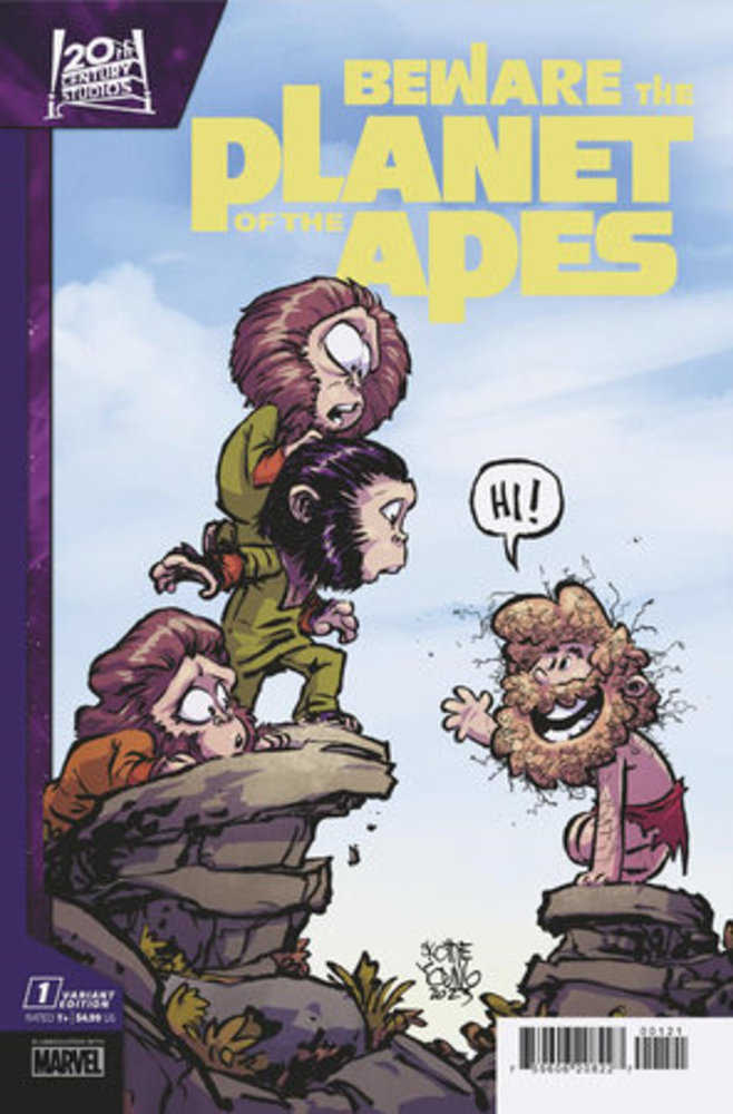 Beware The Planet Of The Apes #1 Skottie Young Variant - Walt's Comic Shop