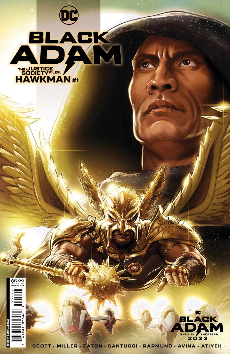 Black Adam Justice Society Files Hawkman #1 Cover A Andrews - Walt's Comic Shop