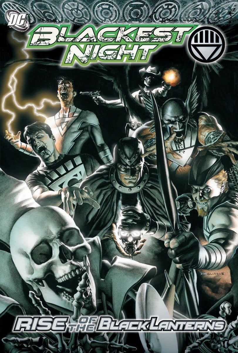 Blackest Night Rise Of The Black Lanterns TP - Walt's Comic Shop
