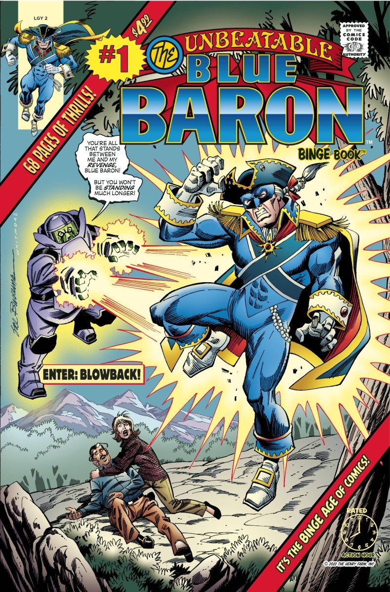 Blue Baron Enter Blowback - Walt's Comic Shop