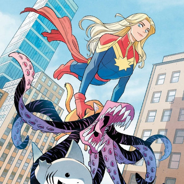 Captain Marvel #42 Gurihiru Jeff The Landshark Variant - Walt's