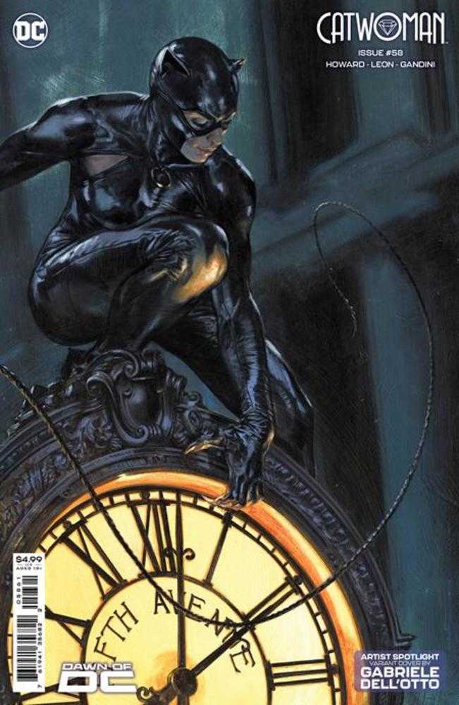 Catwoman #58 Cover D Gabriele Dell Otto Artist Spotlight Card Stock Variant (Batman Catwoman The Gotham War) - Walt's Comic Shop