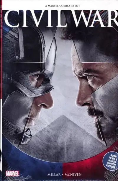 Civil War HC Movie Cover New Printing *OOP* - Walt's Comic Shop