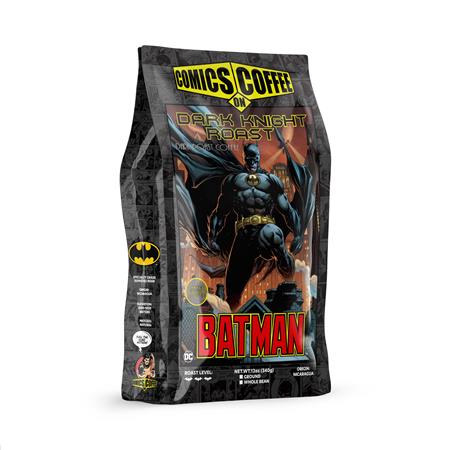 Comics On Coffee: Batman Dark Knight Roast 12oz Bag - Walt's Comic Shop