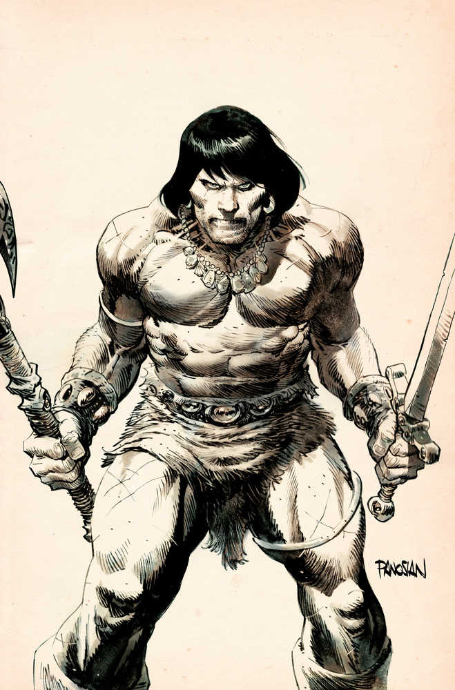 Conan Barbarian #1 Cover K 25 Copy Variant Edition Panosian Virgin Black & White (M - Walt's Comic Shop