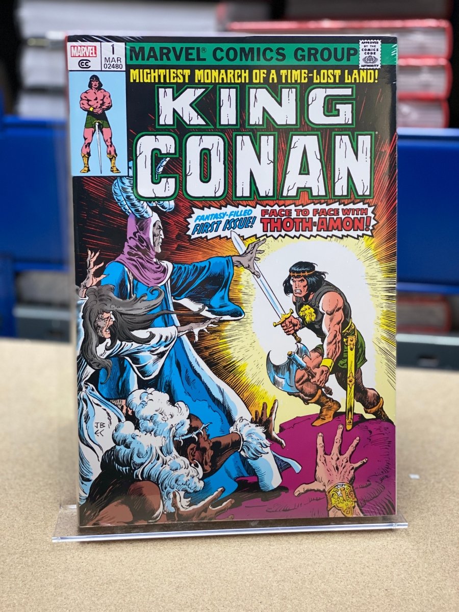 Conan King Original Marvel Years Omnibus HC Vol 1 DM Variant *OOP* - Walt's Comic Shop