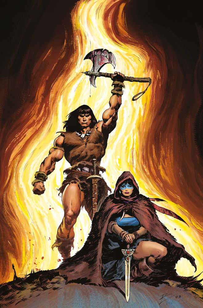 Conan the Barbarian #2 Cover F Torre Foil Virgin (Mature) - Walt's Comic Shop