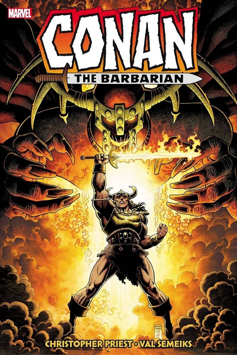 Conan The Barbarian: The Original Marvel Years Omnibus HC Vol 08 Adams Cover - Walt's Comic Shop