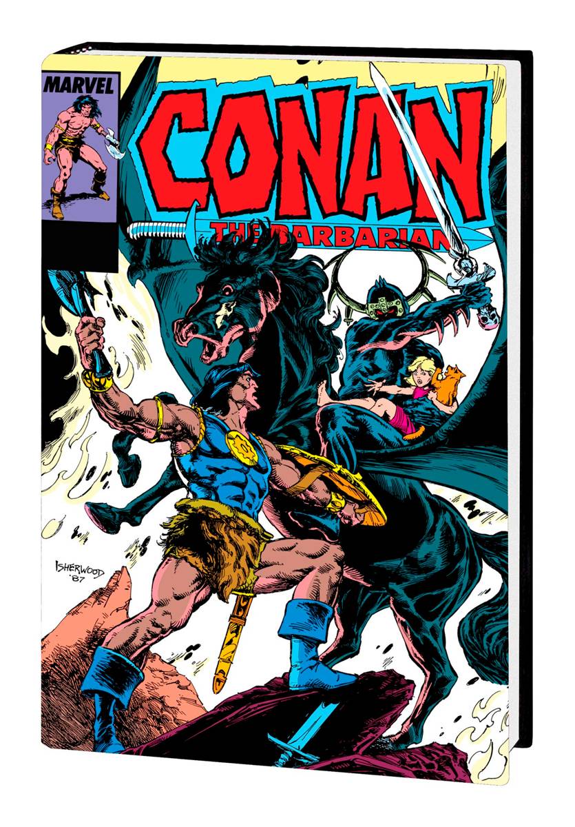 Conan The Barbarian: The Original Marvel Years Omnibus Vol. 8 HC Isherwood DM Variant Cover - Walt's Comic Shop
