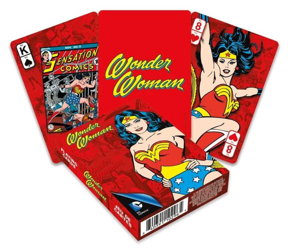 DC Comics Playing Cards Retro Wonder Woman - Walt's Comic Shop