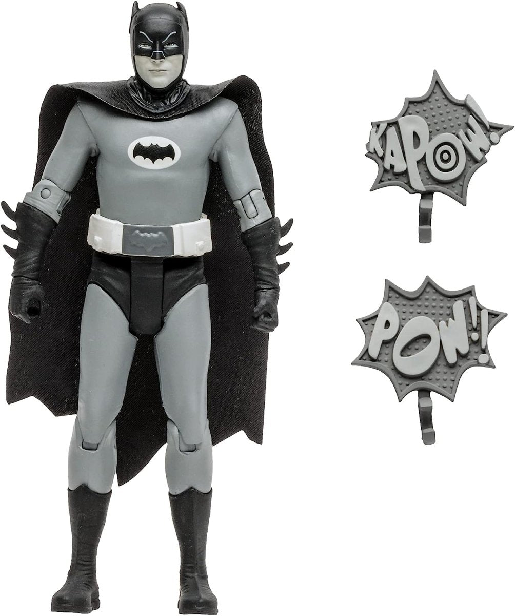 DC Retro Action Figure Batman 66 Batman (Black & White TV Variant) 15 cm - Walt's Comic Shop