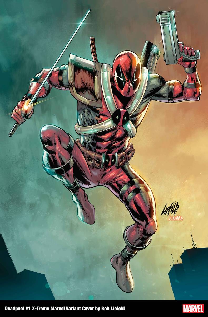 Deadpool #1 Liefeld X-Treme Marvel Var - Walt's Comic Shop