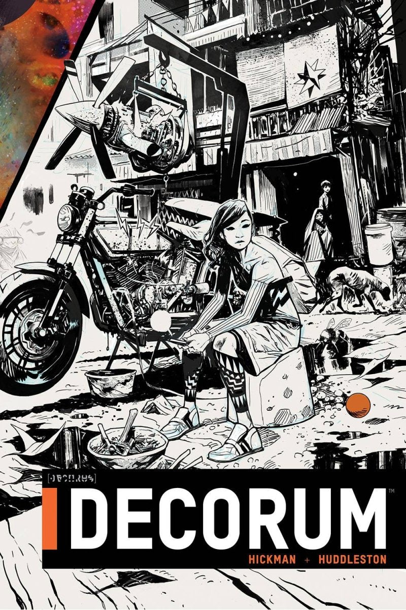 Decorum by Jonathan Hickman and Mike Huddleston Oversized HC - Walt's Comic Shop