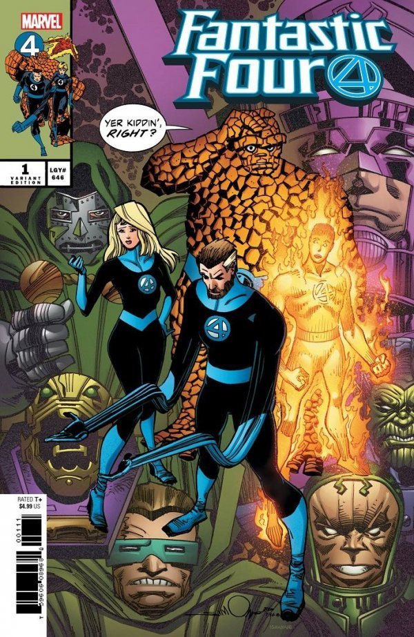 Fantastic Four (2018) #1 Walt Simonson Variant - Walt's Comic Shop