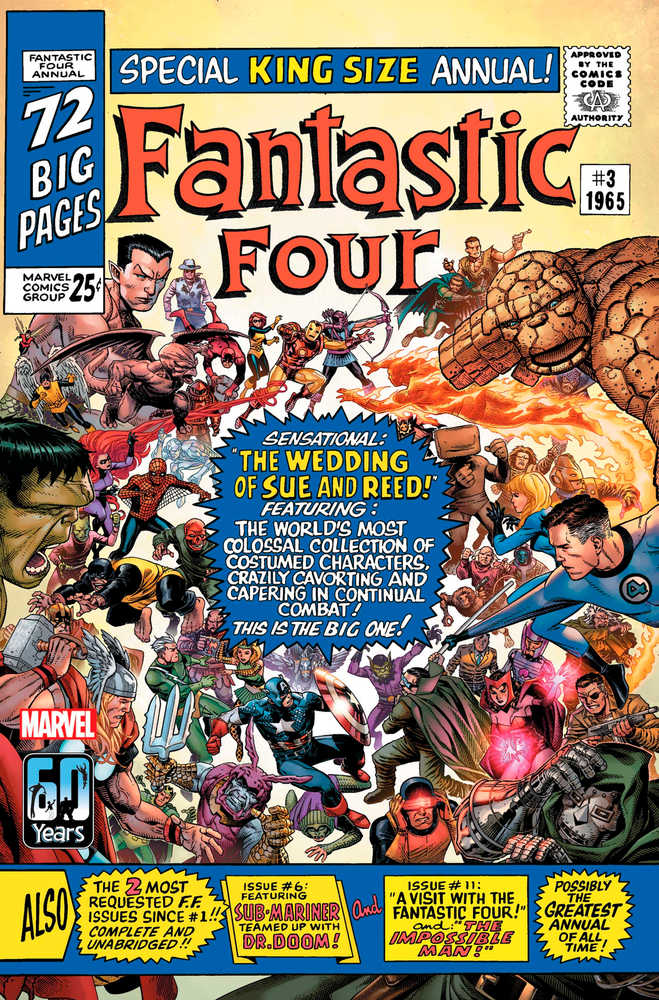 Fantastic Four Anniversary Tribute #1 Cheung Variant - Walt's Comic Shop