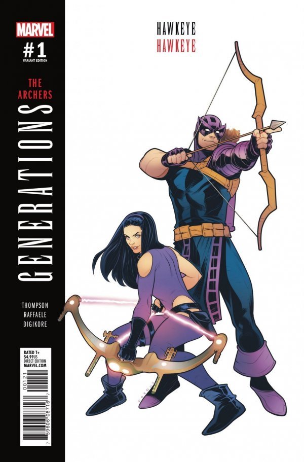 Generations Hawkeye & Hawkeye #1 Torque Variant - Walt's Comic Shop