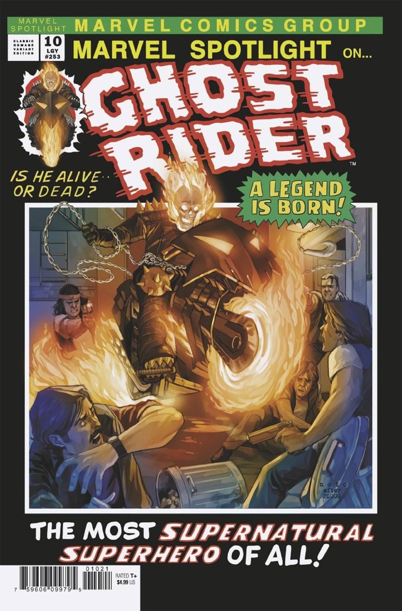 Ghost Rider #10 Noto Classic Homage Var - Walt's Comic Shop