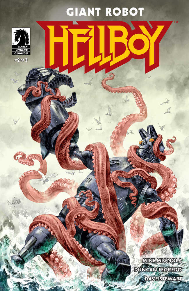 Giant Robot Hellboy #2 (Cover A) (Duncan Fegredo) - Walt's Comic Shop