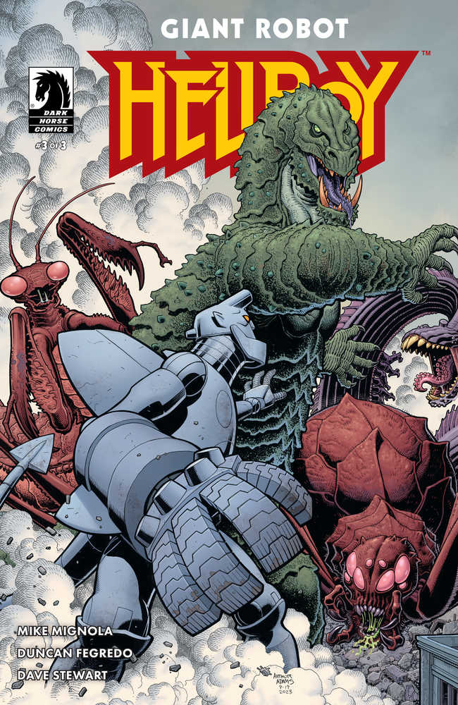 Giant Robot Hellboy #3 Cover B Adams - Walt's Comic Shop