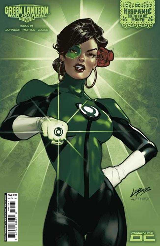 Green Lantern War Journal #1 Cover D Pablo Villalobos Hispanic Heritage Month Card Stock Variant - Walt's Comic Shop