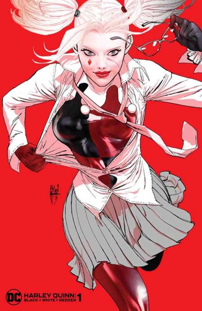 Harley Quinn Black White Redder #1 (Of 6) Cover C Guillem March Variant - Walt's Comic Shop