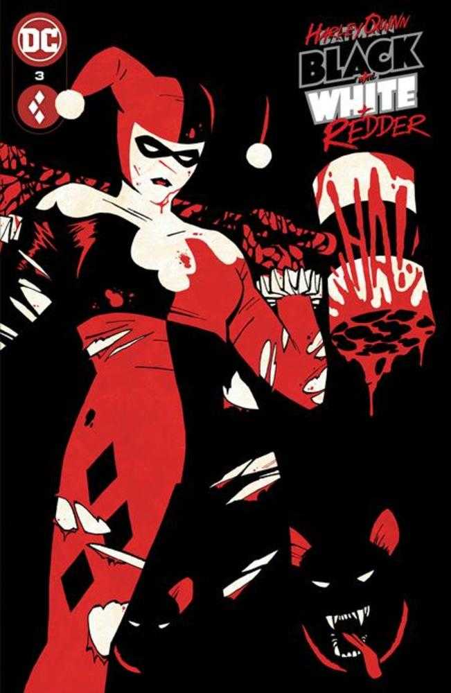 Harley Quinn Black White Redder #3 (Of 6) Cover A Cliff Chiang - Walt's Comic Shop