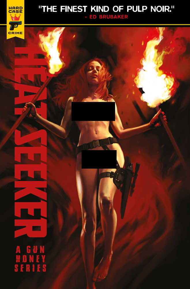 Heat Seeker Gun Honey Series #2 (Of 4) Cover E Caranfa Nude Ba - Walt's Comic Shop